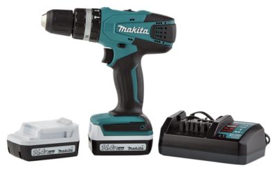 Makita - 144V Cordless Hammer Drill with 2 Batteries